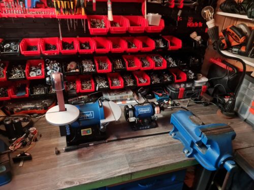 Stena na náradie 1560×780 mm – 47 boxov s držiakmi - organizér do dielne photo review